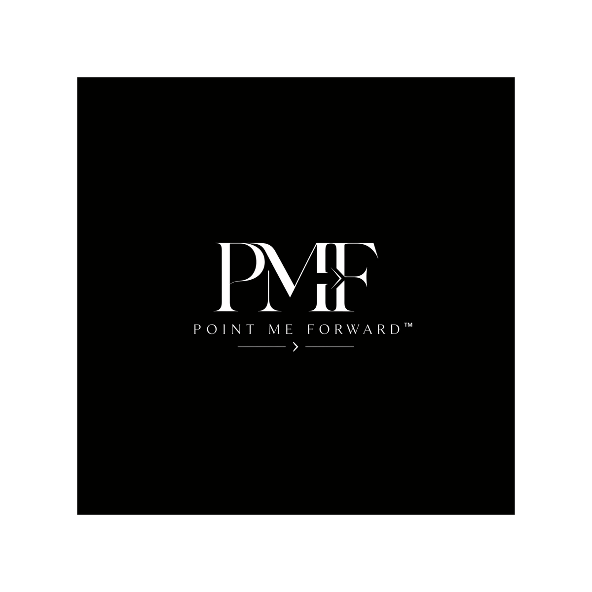 PMF™ Logo Embroidered Point Me Forward Distressed Graphic Sweatshirt