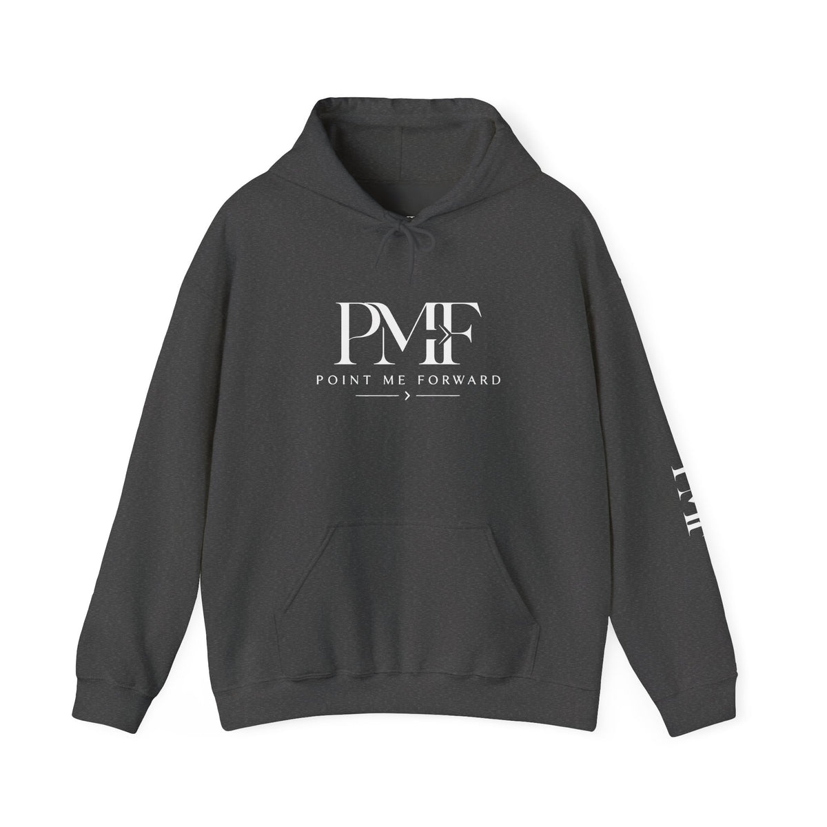 PMF Point Me Forward ™ Hoodie, Motivational Casual Pullover